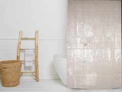 Kuber Industries PVC 7 Feet Shower Curtain with 8 Hooks (Transparent) -CTKTC6927