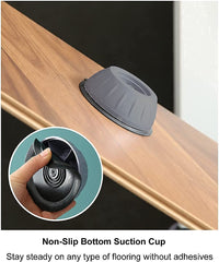 Kuber Industries Anti Vibration/Shock Absorber/Noise Cancelling Pads for Washing Machine and Other Home Furniture: Set of 4 (Grey)-45KM048