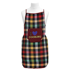 Kuber Industries Cotton 2 Pieces waterproof Apron with Front Pocket (Multi) -CTKTC28851