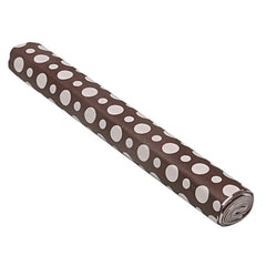 Kuber Industries Dots Design PVC Wardrobe Kitchen Drawer Shelf Mat 10 Mtr (Brown) (CTKTC024275)