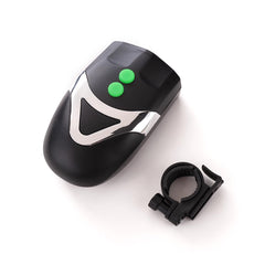 Kuber Industries Cycling Safety Lights|Bicycle Light Battery Powered|Fits On Any Road Bikes (Black)