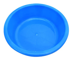 Heart Home Multiuses Plastic Knead Dough Basket/Basin Bowl For Home & Kitchen 6 Ltr- Pack of 2 (Sky Blue & Blue) 52HH3860
