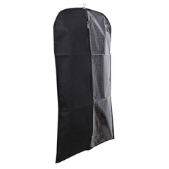 Kuber Industries Half Transparent 4 Piece Non Woven Men's Coat Blazer Cover, Black