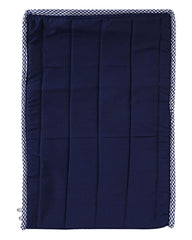 Kuber Industries Cotton Shirt Cover/Clothing Organizer/Wardrobe Organizer For Home, Traveling With Blue Window Pack of 2 (Blue)