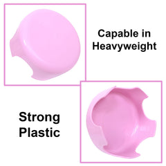 Heart Home Bathroom Stool | Plastic Bathroom Stool for Bathing | Bathroom Stool for Senior Citizen | Patla for Toilet | Sumo Stool | Pack of 2 | Multicolor
