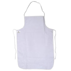 Kuber Industries Polka Dots Bib Apron,Water Oil Cotton Resistant Chef Cooking Kitchen Apron with Pockets for Men Women (Sky Blue)-KUBMART15551