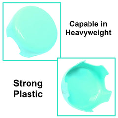Heart Home Bathroom Stool | Plastic Bathroom Stool for Bathing | Bathroom Stool for Senior Citizen | Patla for Toilet | Sumo Stool | Pack of 2 | Multicolor