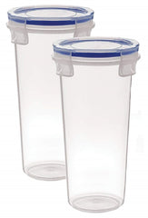 Kuber Industries Plastic Container- 500ml, 2 Pieces, White