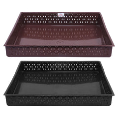 Heart Home Storage Tray|Versatile Plastic Storage Organizer|Rectangular Tray for Kitchen Storage|Storage Tray for Office|ALEXA-15|Pack of 2 (Multicolor)