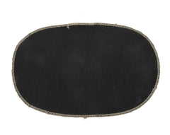 Kuber Industries Anti-Slip Durable Home Décor Jute Door Mat, Welcome Mat for Entryway, Patio, Garage, Outdoor and Indoor, 23"x15"- Pack of 2 (Brown)