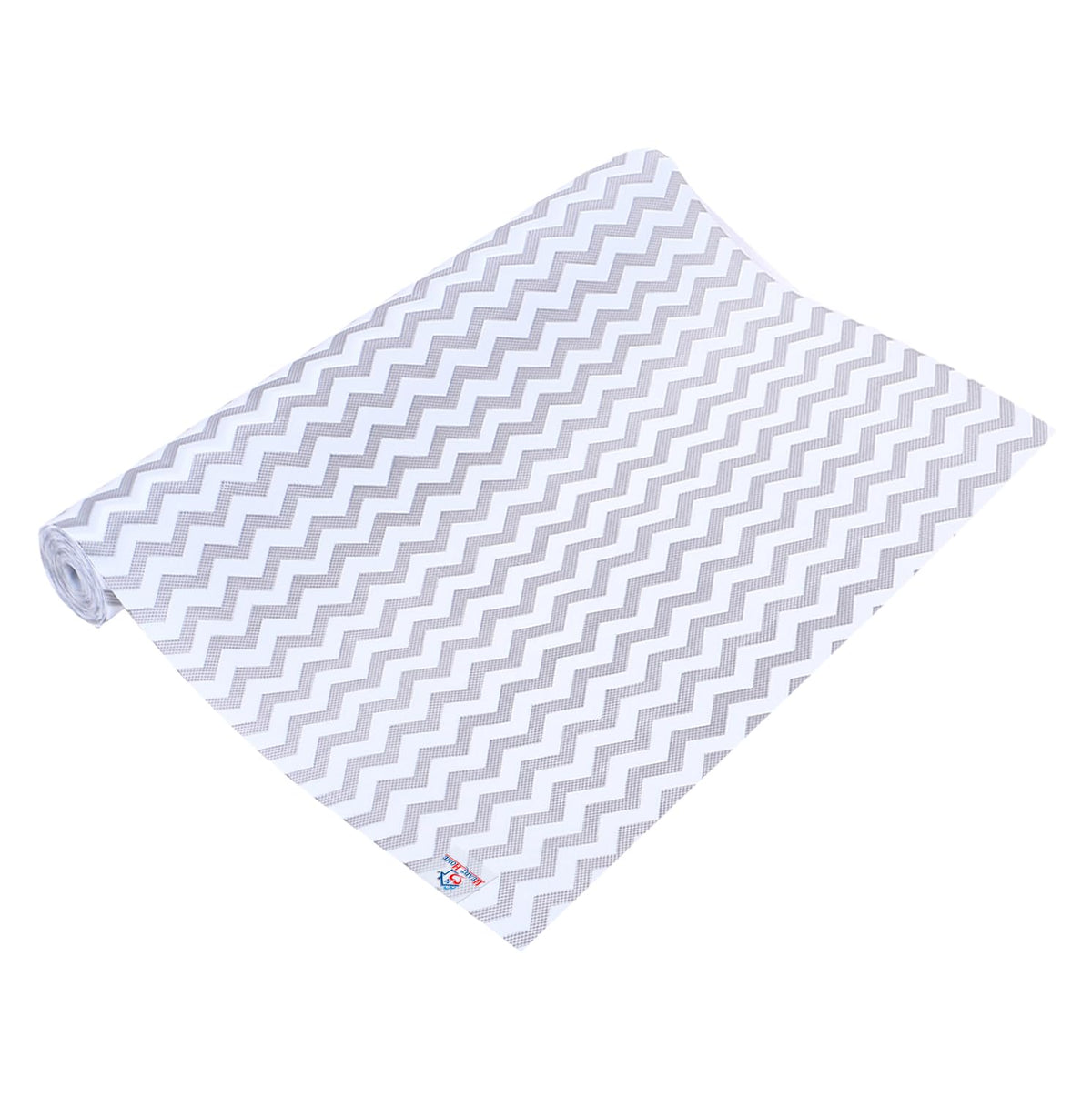 Heart Home Shelf Liner | EVA Kitchen Cabinet Shelf Mat | Anti-Slip Bathroom Mat | Fridge Mat | Table Mat | Zig Zag Design Wardrobe Mat | 3 Meter | Gray