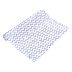 Heart Home Shelf Liner | EVA Kitchen Cabinet Shelf Mat | Anti-Slip Bathroom Mat | Fridge Mat | Table Mat | Zig Zag Design Wardrobe Mat | 3 Meter | Gray