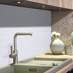 Kuber Industries Foam Brick Pattern 3D Wallpaper for Walls | Soft PE Foam| Easy to Peel, Stick & Remove DIY Wallpaper | Suitable on All Walls | Pack of 2 Sheets, 70 cm X 77 cm