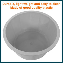 Heart Home Plastic Unbreakable Multipurpose Bath Tub/Washing Tub for Bathing 40 LTR.(Grey) 54HH3904.