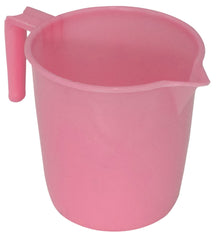 Kuber Industries 2 Pieces Plastic Bathroom Bucket & Mug Set (Pink)