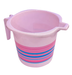 Heart Home Multiuses Plastic Bathroom Mug For Home, Kitchen Use, 1 Litre- Pack of 4 (Pink)