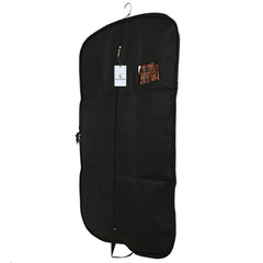 Kuber Industries Blazer/Suit Cover|Easily Foldable & Non Woven Fabric|Bag with Zipper Closure (Black)