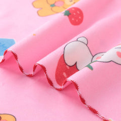 Kuber Industries Baby Waterproof matBed Protecter "50 x 70" CM (Pink)