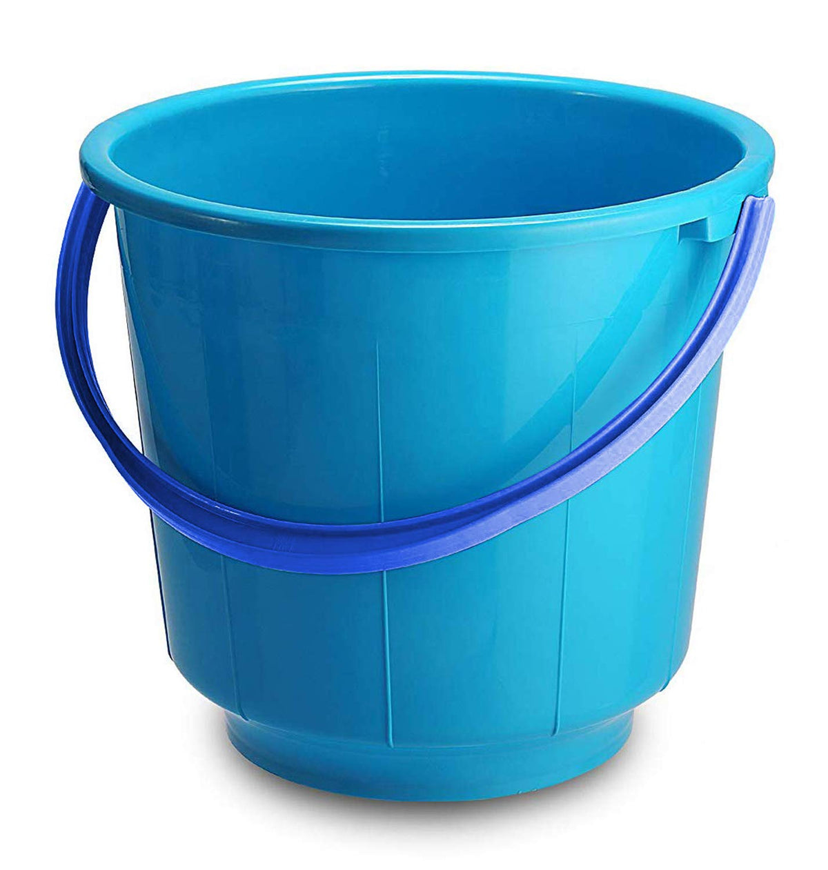 Kuber Industries Plastic Bathroom Bucket, Blue, 13 LTR (1 Piece)