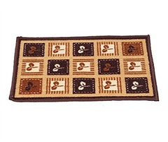 Kuber Industries 3 Piece PVC Door Mat Set - 21" x 14", Multicolour, Standard (DOOR0089632)
