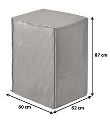 Heart Home Front Load PVC Washing Machine Cover (Grey)-HS43HEARTH26740