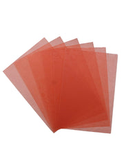 Kuber Industries Circle Design PVC 6 Piece Table Place Mat Set - Red