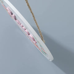 Kuber industries Door Decor Panel|Wall Hanging Wooden Frame Board|Decorative Items for Living Room, Bedroom Entrance (White)