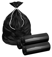 Kuber Industries Small 90 Biodegradable Garbage Bags, Dustbin Bags, Trash Bags For Kitchen, Office, Warehouse, Pantry or Washroom, 17x19 Inches (Black)-HS41KUBMART24004