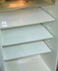 Kuber Industries Leaf Design Combo PVC 3 Pieces Fridge Mats, 2 Piece Handle Cover and 1 Piece Fridge Top Cover(Maroon)