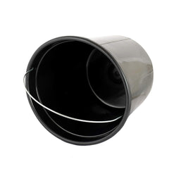 Kuber Industries Plastic 2 Pieces Removable Inner Dustbin Bucket, Paint, Recycle Bin Basket and Small Bucket,10 Liters (Black) -CTKTC038723