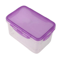 Fun Homes klick N Seal 302 Airtight Food Storage Container Kitchen Container for Storage Plastic Storage Box for Kitchen Airtight Container Storage Jar (1050ml)-Pack of 2 (Purple)-FHUNH15734