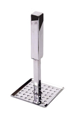 Kuber Industries Queen Stainless Steel Potato Vegetable Pav Bhaji Masher, Silver,20 Cm (Silver) - CTKTC31289