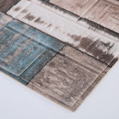 Kuber Industries Foam Brick Pattern 3D Wallpaper for Walls | Soft PE Foam| Easy to Peel, Stick & Remove DIY Wallpaper | Suitable on All Walls | Pack of 2 Sheets,70 cm X 70 cm