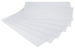 Kuber Industries 6 Pieces Pvc Refrigerator/Fridge Multipurpose Drawer Mat Set(White)-Ctktc32293(Polyvinyl Chloride)