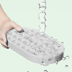 Kuber Industries Ice Box with 36 Compartments|Ice Cube Tray with Soft Bottom| White