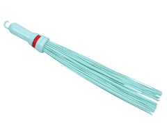 Kuber Industries Kharata Plastic Hard Bristle Broom/Jhadu For Bathrooms Cleaning (Green)-KUEMART3348