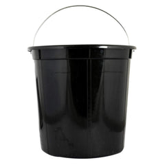 Kuber Industries Plastic 2 Pieces Removable Inner Dustbin Bucket, Paint, Recycle Bin Basket and Small Bucket,10 Liters (Black) -CTKTC038723