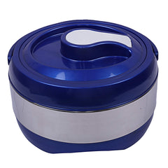 Kuber Industries Stainless Steel 1 Piece Insulated Casserole HOT-Pot 2000 Ml (Blue) -CTKTC7195