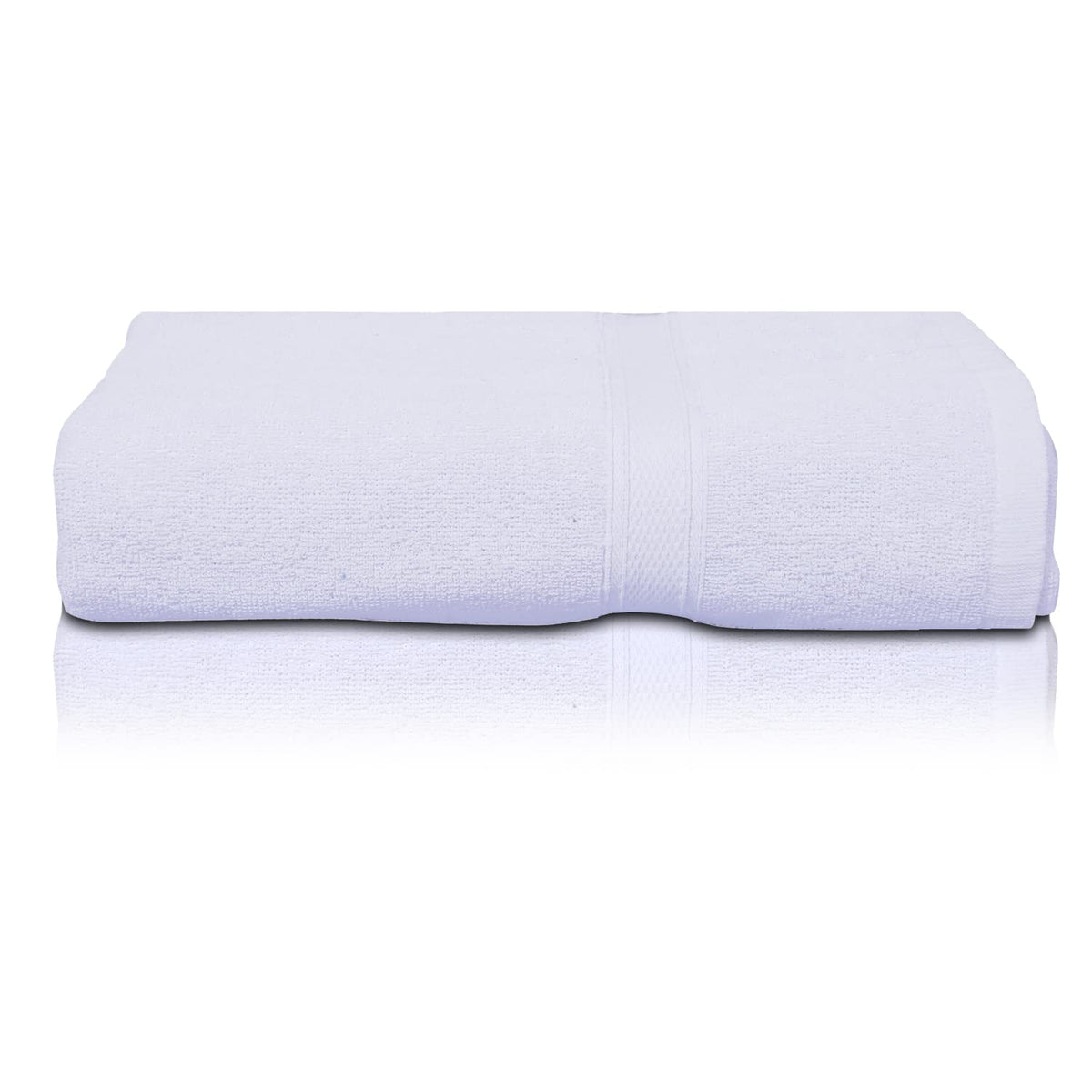 Kuber Industries Cotton Super Absorbent Bath Towel|Quick Dry Towel for Bath,Beach,Pool,Travel,Spa and Yoga,36 x 72 Inches,(Extra Large,White)