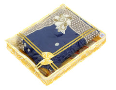 Heart Home Carry Design 3"inch Tranasparent Non Woven Single Saree Cover- Pack of 2 (Gold)-HS_38_HEARTH21582