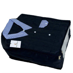 Kuber Industries 2 Piece Cotton Shirt and Trouser Cover, Blue