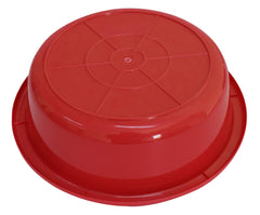 Heart Home Multiuses Plastic Knead Dough Basket/Basin Bowl For Home & Kitchen 6 Ltr- Pack of 2 (Red & Light Pink) 52HH3871