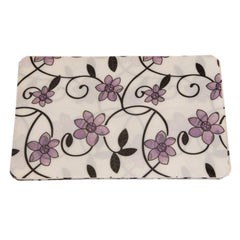 Kuber Industries Flower Design PVC 6 Piece Dining Table Place Mat Set - Multicolour