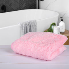 Heart Home Cleaning Towel | Reusable Cleaning Cloths for Kitchen | Duster Towel for Home Cleaning | 350 GSM Cleaning Cloth Towel for Car | Bike | 30x60 | Light Pink