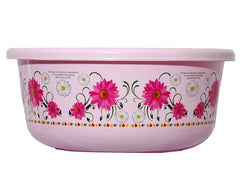 Kuber Industries Unbreakable Plastic Multipurpose Bath Tub/Washing Tub 40 Ltr (Pink) -CTKTC038725