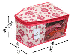 Kuber Industries 9 Piece Non Woven Blouse Cover Set, Pink