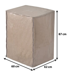 Heart Home Water Proof Dust Proof PVC Front Load Washing Machine Cover (Brown)-HS43HEARTH26743