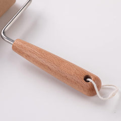 Heart Home Lint Roller | Wooden Lint Remover for Clothes | Pet Hair Roller | Sticky Lint Remover | 3 Roller + 6 Replacement Rolls -Total 540 Sheets | Pack of 3 | Brown