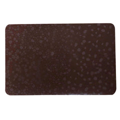 Kuber Industries Leaf Design Combo PVC 3 Pieces Fridge Mats, 2 Piece Handle Cover and 1 Piece Fridge Top Cover(Maroon)
