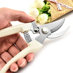 Kuber Industries All Purpose Plant Cutter|Pruner,Branch Trimmer,Shrub Cutter| Polished Iron Blade Garden Tools|Suitable for Small & Big Gardens|ZXQ-SC1006|Cream